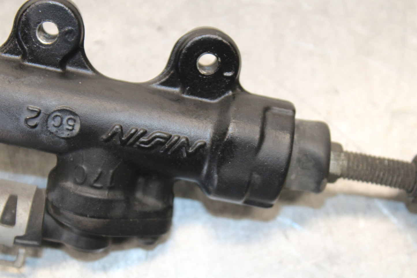 05-09 SUZUKI BOULEVARD C90 REAR BACK BRAKE MASTER CYLINDER W RESERVOIR BB692