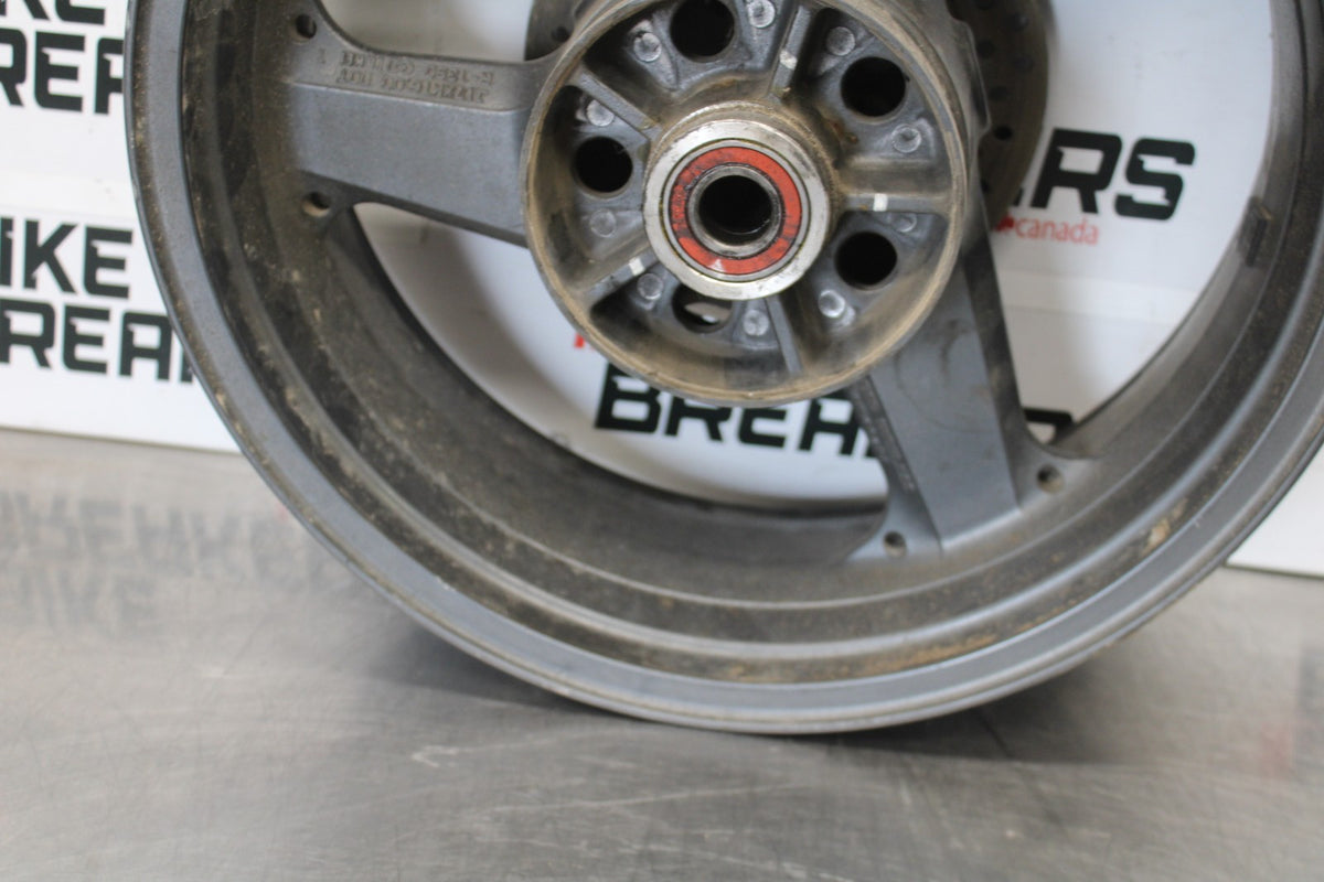 00-05 KAWASAKI NINJA ZX12R REAR WHEEL BACK RIM & ROTOR BB892