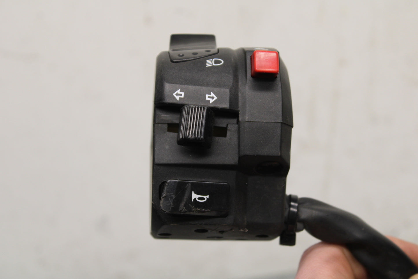 06-07 SUZUKI GSXR750 LEFT CLIP ON HANDLE HORN SIGNALS SWITCH SWITCHES BB132