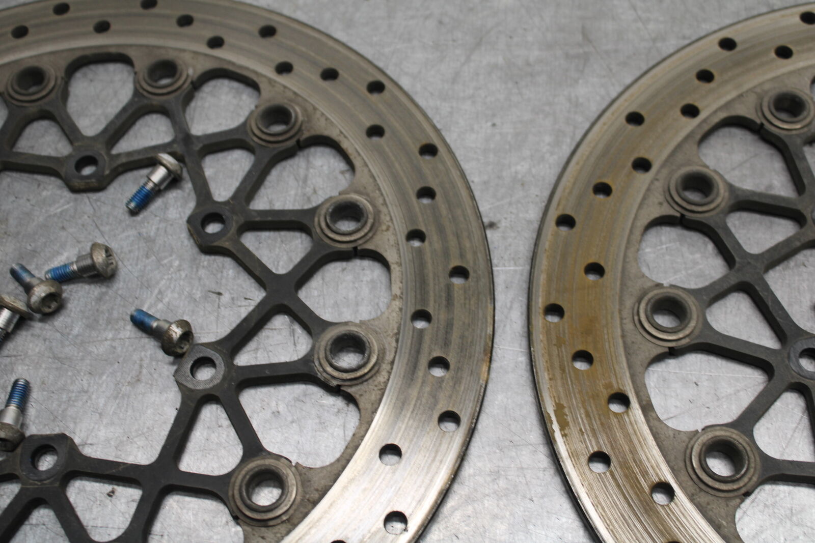 08-09 SUZUKI GSXR600 FRONT LEFT RIGHT BRAKE ROTORS DISCS BB728
