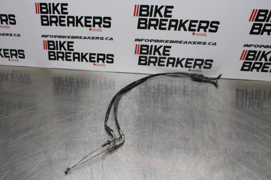 04-05 KAWASAKI NINJA ZX10R THROTTLE CABLES LINES BB163