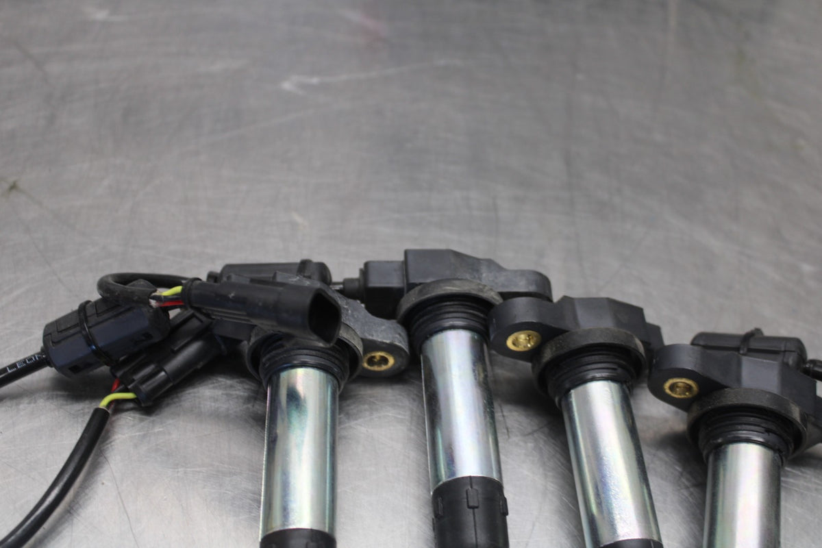 24 APRILIA TUONO V4 1100 FACTORY ABS IGNITION COILS COIL SPARK PLUG CAPS BB887