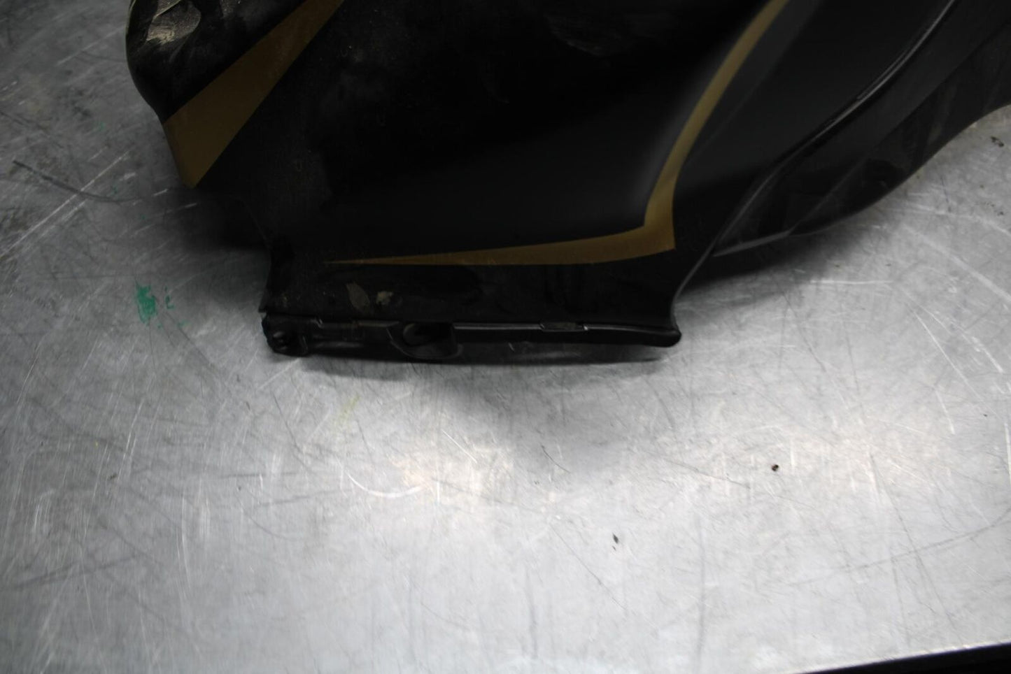 09-12 HONDA CBR600RR AFTERMARKET BLACK GAS TANK FUEL  COVER FAIRING COWL BB450