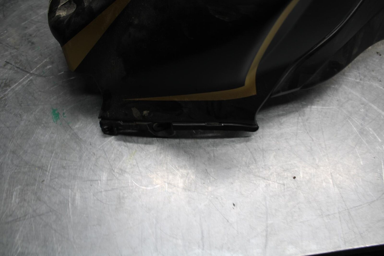 09-12 HONDA CBR600RR AFTERMARKET BLACK GAS TANK FUEL  COVER FAIRING COWL BB450