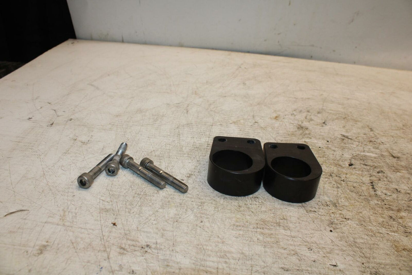 12-13 KAWASAKI EX300 NINJA LEFT RIGHT CLIP ON RISER HANDLEBARS PAIR  BB373