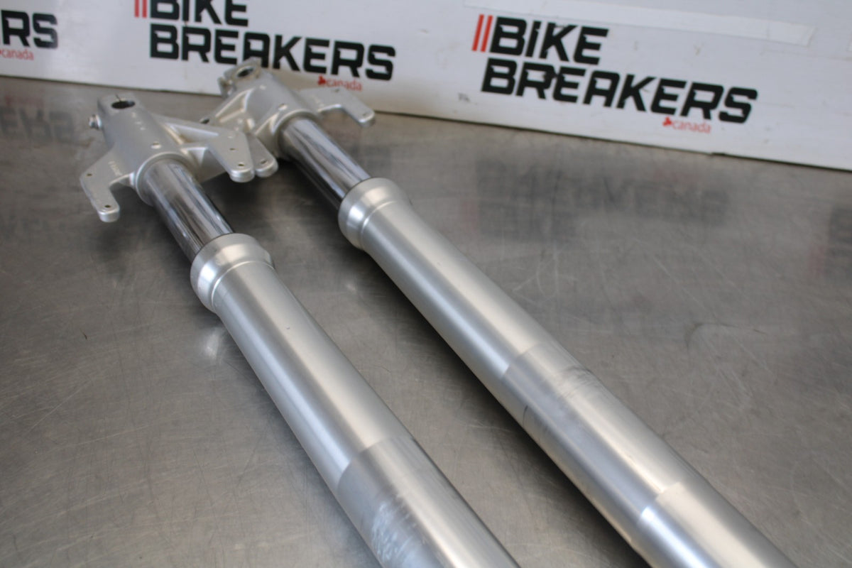 07 SUZUKI BOULEVARD M50 FRONT FORKS SHOCK SUSPENSION SET PAIR BB897
