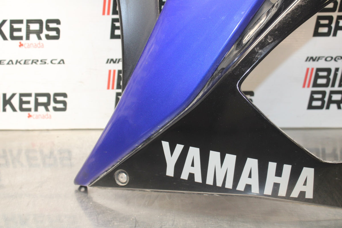 17-18 YAMAHA YZF R3 LEFT LOWER MID UPPER SIDE FAIRING COWL BB788