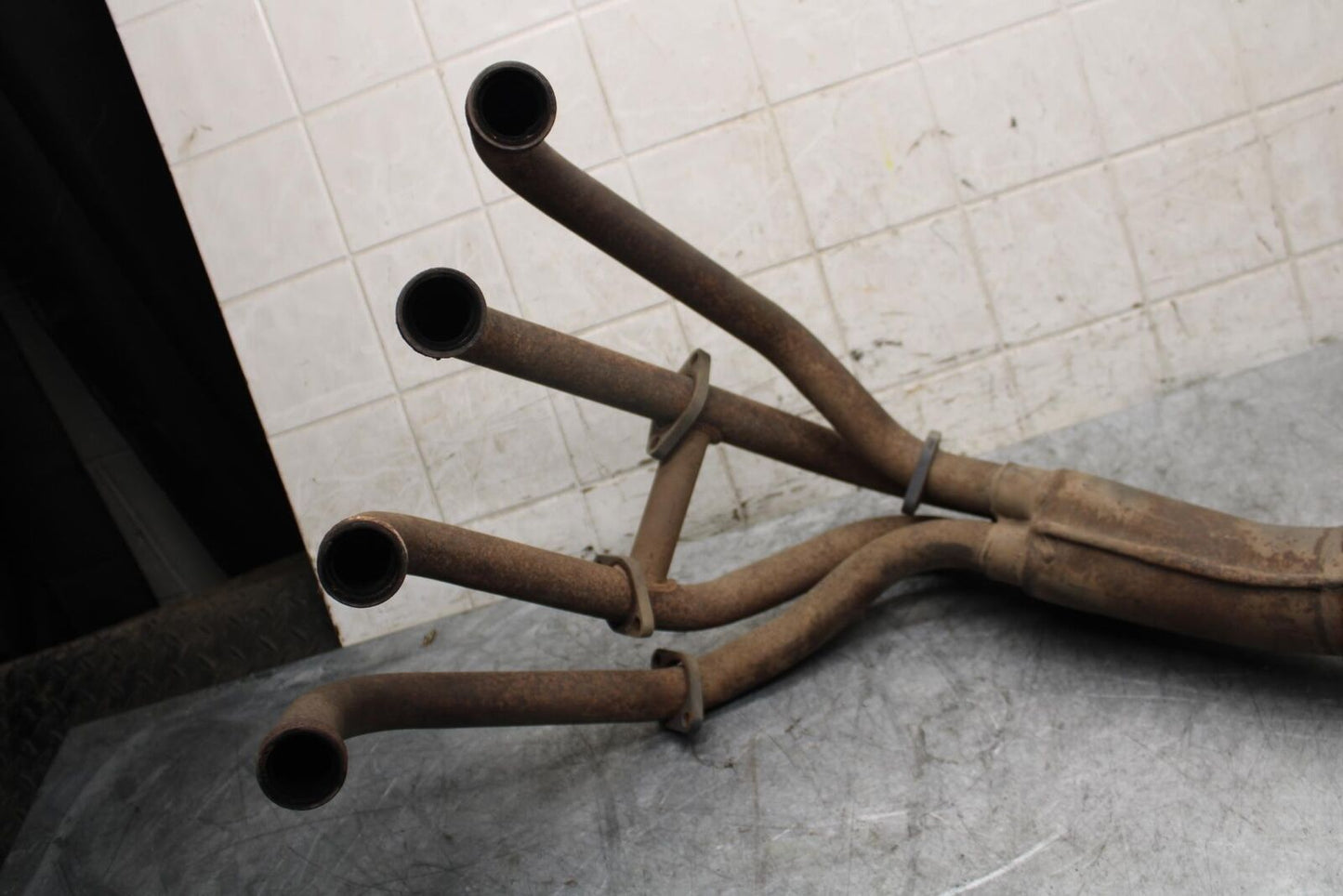 2005 Suzuki Katana 750 GSX750F EXHAUST HEADER PIPES MANIFOLD BB166