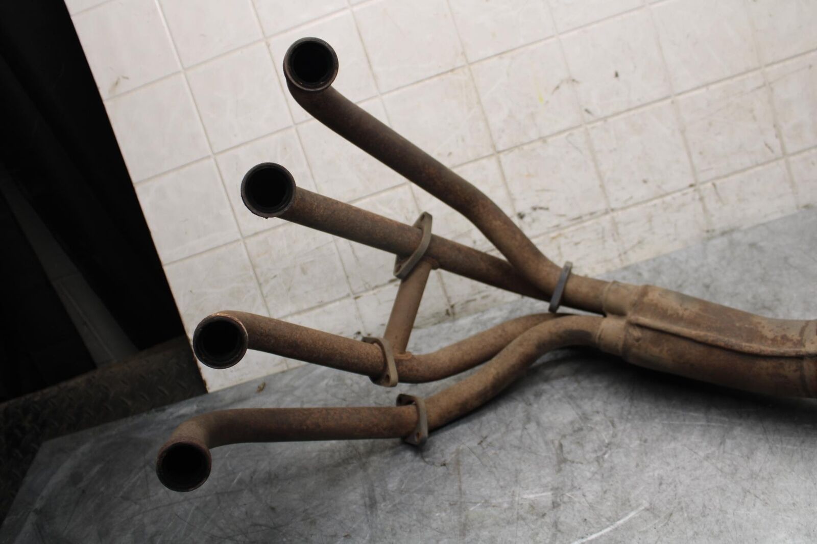 2005 Suzuki Katana 750 GSX750F EXHAUST HEADER PIPES MANIFOLD BB166