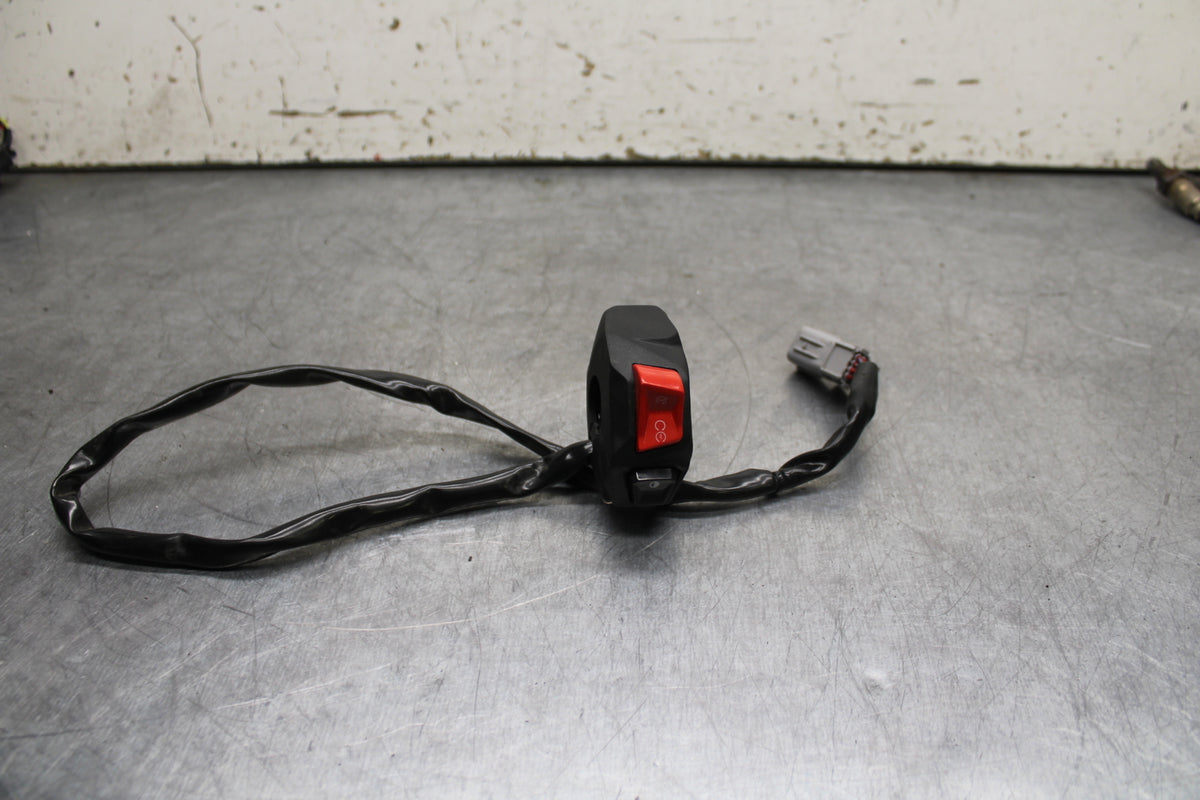 21-24 APRILIA TUONO 660 FACTORY RIGHT CLIP ON HANDLE KILL OFF START SWITCH BB733