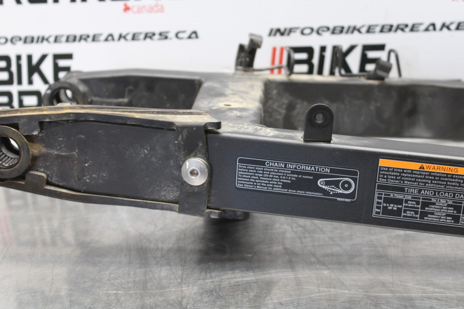 18-23 KAWASAKI NINJA 400 EX400 ABS REAR SWINGARM BACK SUSPENSION SWING ARM BB177