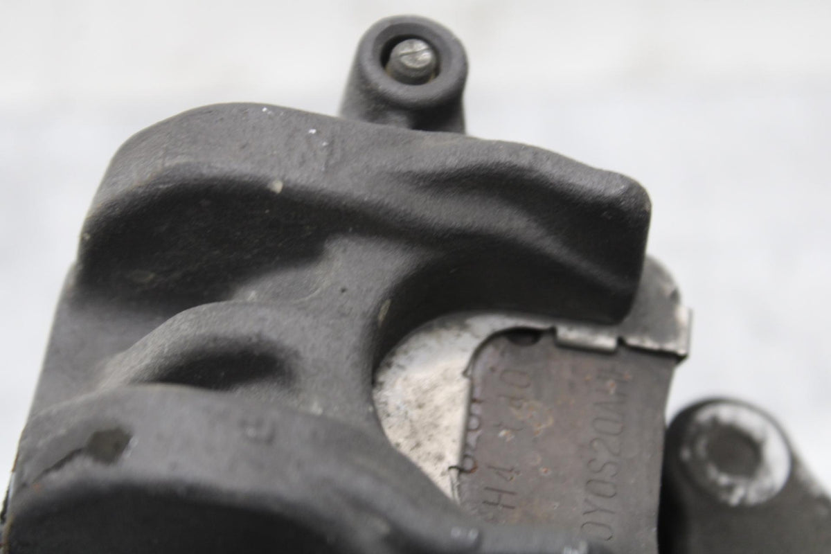 2007 Honda CBR600RR REAR BRAKE CALIPER W MOUNT BRACKET 43150-MFJ-D01 BB596