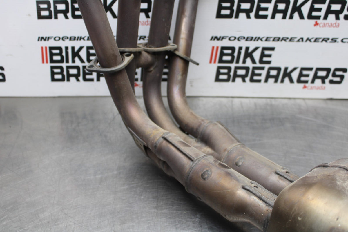 08-16 YAMAHA YZF R6 EXHAUST HEADER PIPES MANIFOLD BB856