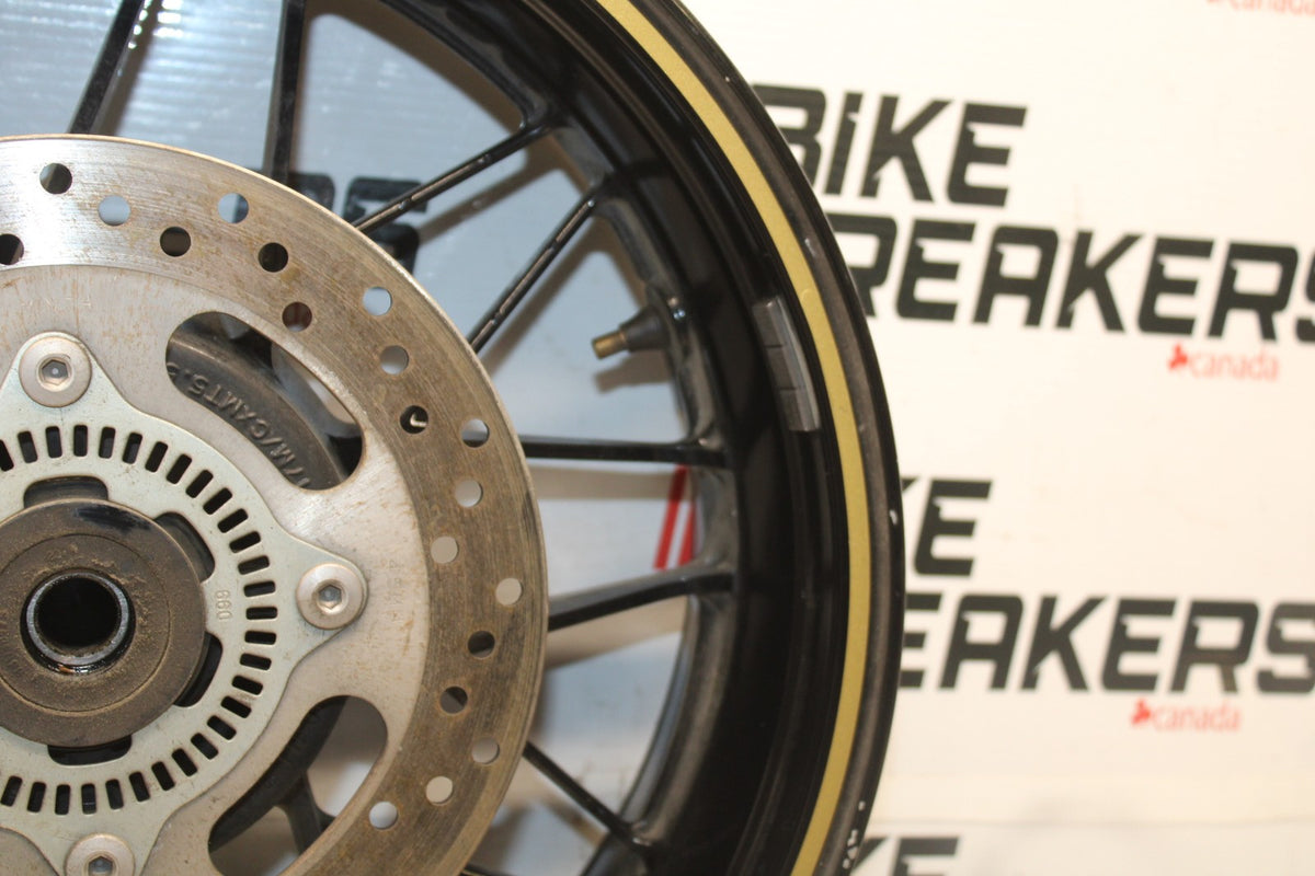 23 KAWASAKI Z900RS REAR WHEEL BACK RIM & ROTOR BB935