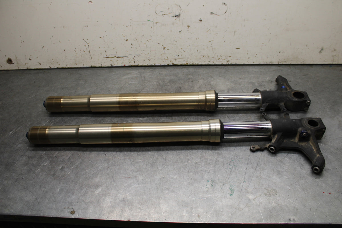 08-10 SUZUKI GSXR 600 FRONT FORKS SHOCK SUSPENSION SET PAIR  BB721