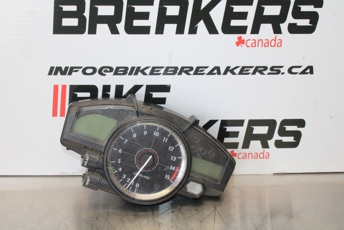 07-08 YAMAHA YZF R1 SPEEDO TACH GAUGES CLUSTER SPEEDOMETER TACHOMETER BB160