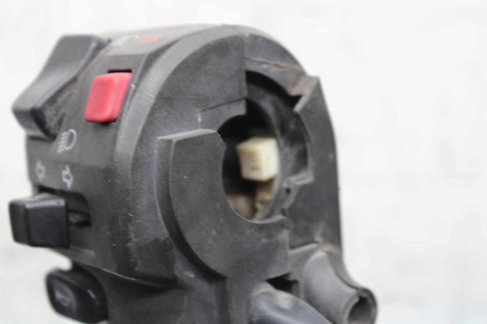 2000 Kawasaki Ninja ZX12R ZX1200A LEFT CLIP ON HANDLE HORN SIGNALS SWITCH BB565