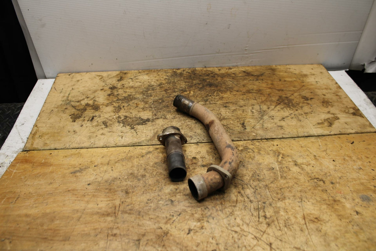 07-11 SUZUKI VSTROM 650 EXHAUST HEADER PIPES MANIFOLD BB340