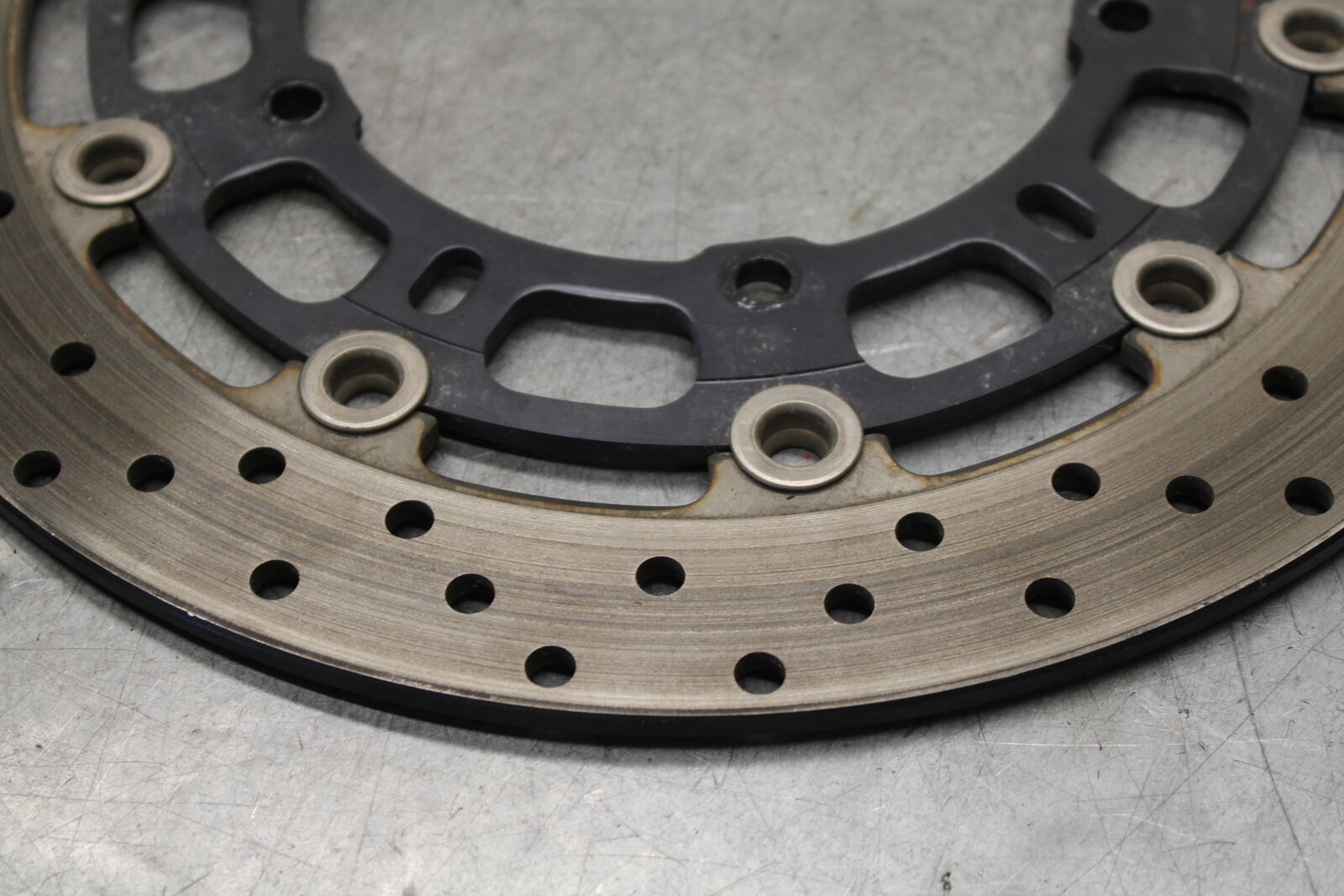 08-16 YAMAHA YZF R6 FRONT LEFT RIGHT BRAKE ROTORS DISCS 13S-2581T-00-00 BB247