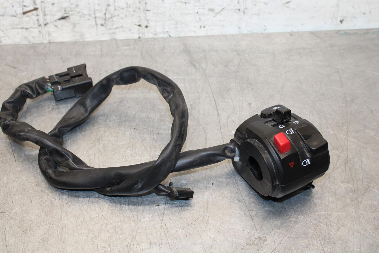 2014 Kawasaki Ninja 650 EX650E LEFT CLIP ON HANDLE HORN SIGNALS SWITCH  BB569