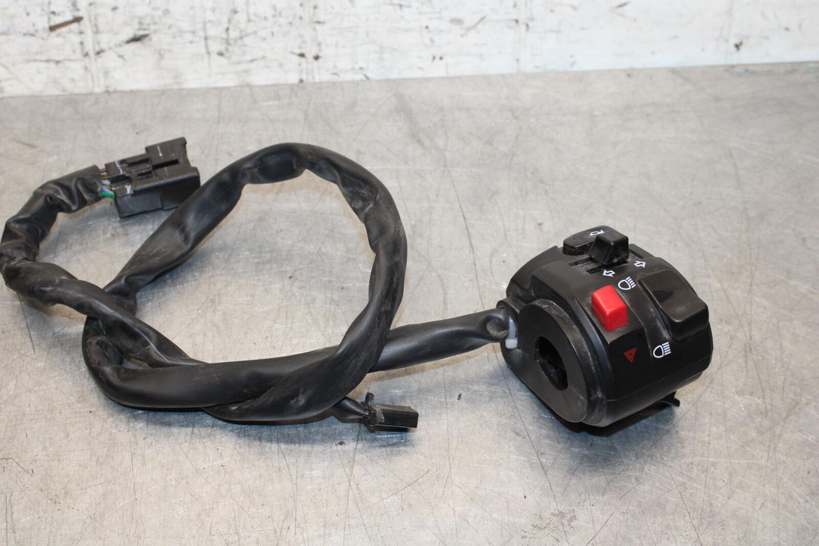 2014 Kawasaki Ninja 650 EX650E LEFT CLIP ON HANDLE HORN SIGNALS SWITCH  BB569