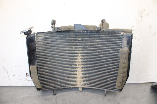 08-16 YAMAHA YZF R6 ENGINE RADIATOR MOTOR COOLER COOLING RADIATER BB665