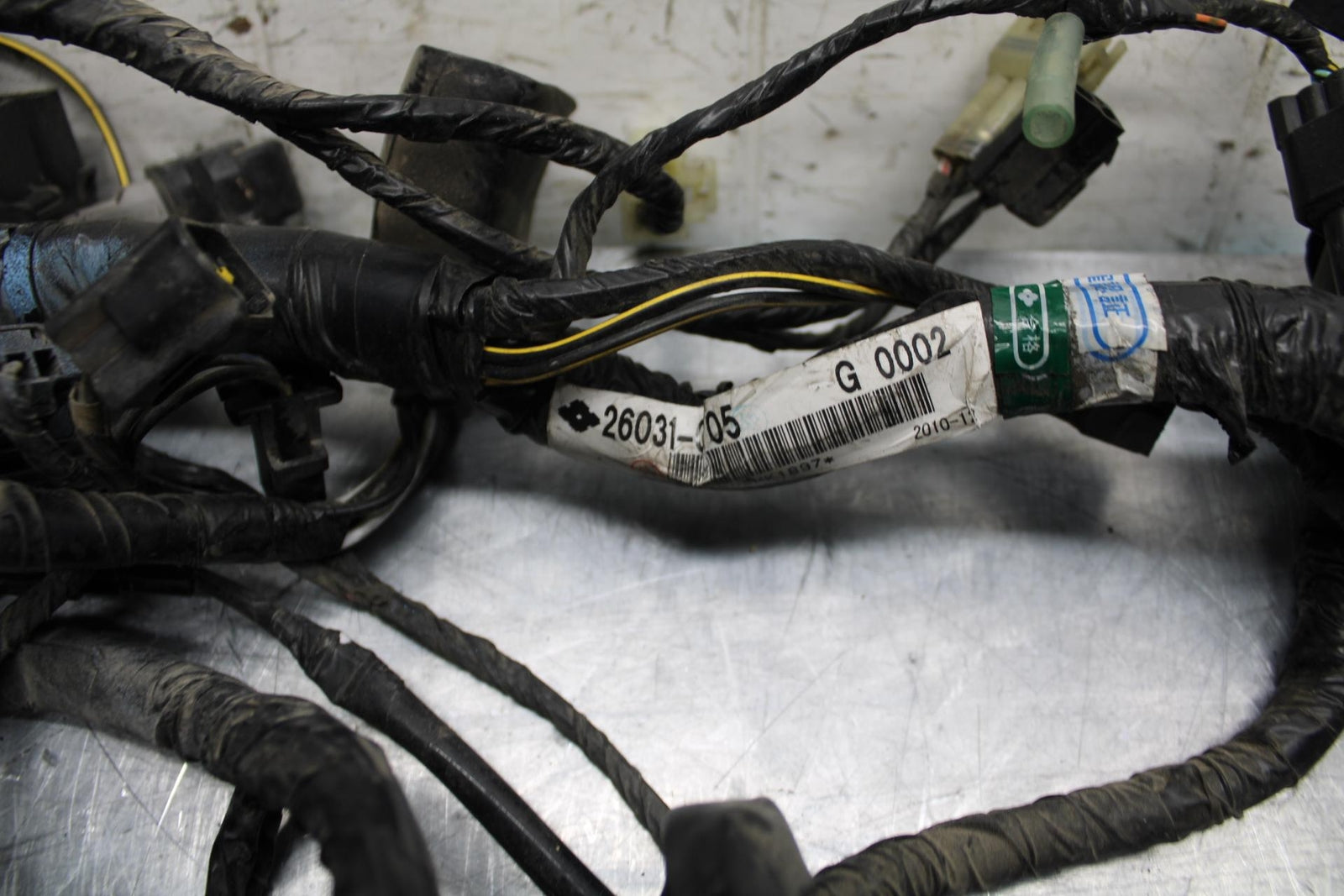 11 KAWASAKI NINJA 650 ER EX 650 MAIN ENGINE WIRING HARNESS MOTOR WIRE LOOM BB503