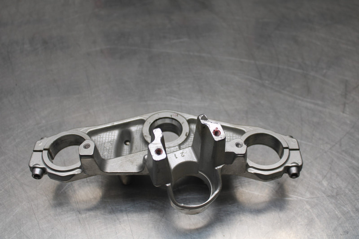 08 KAWASAKI NINJA 650 EX650 FORKS UPPER TRIPLE TREE CLAMP BB797