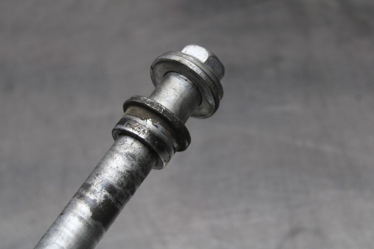 08 KAWASAKI NINJA 650 EX650 REAR AXLE BACK WHEEL RIM PIVOT BOLT AXEL BB797