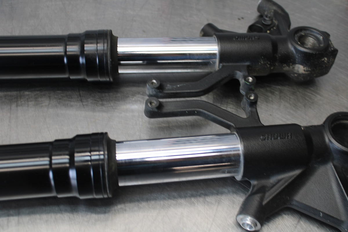 13-18 KAWASAKI NINJA ZX6R FRONT FORKS SHOCK SUSPENSION SET PAIR BB908