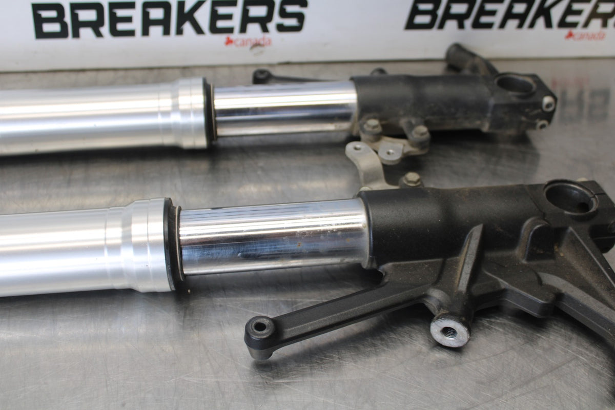09 KAWASAKI CONCOURS 14 ZG1400B FRONT FORKS SHOCK SUSPENSION SET PAIR BB875