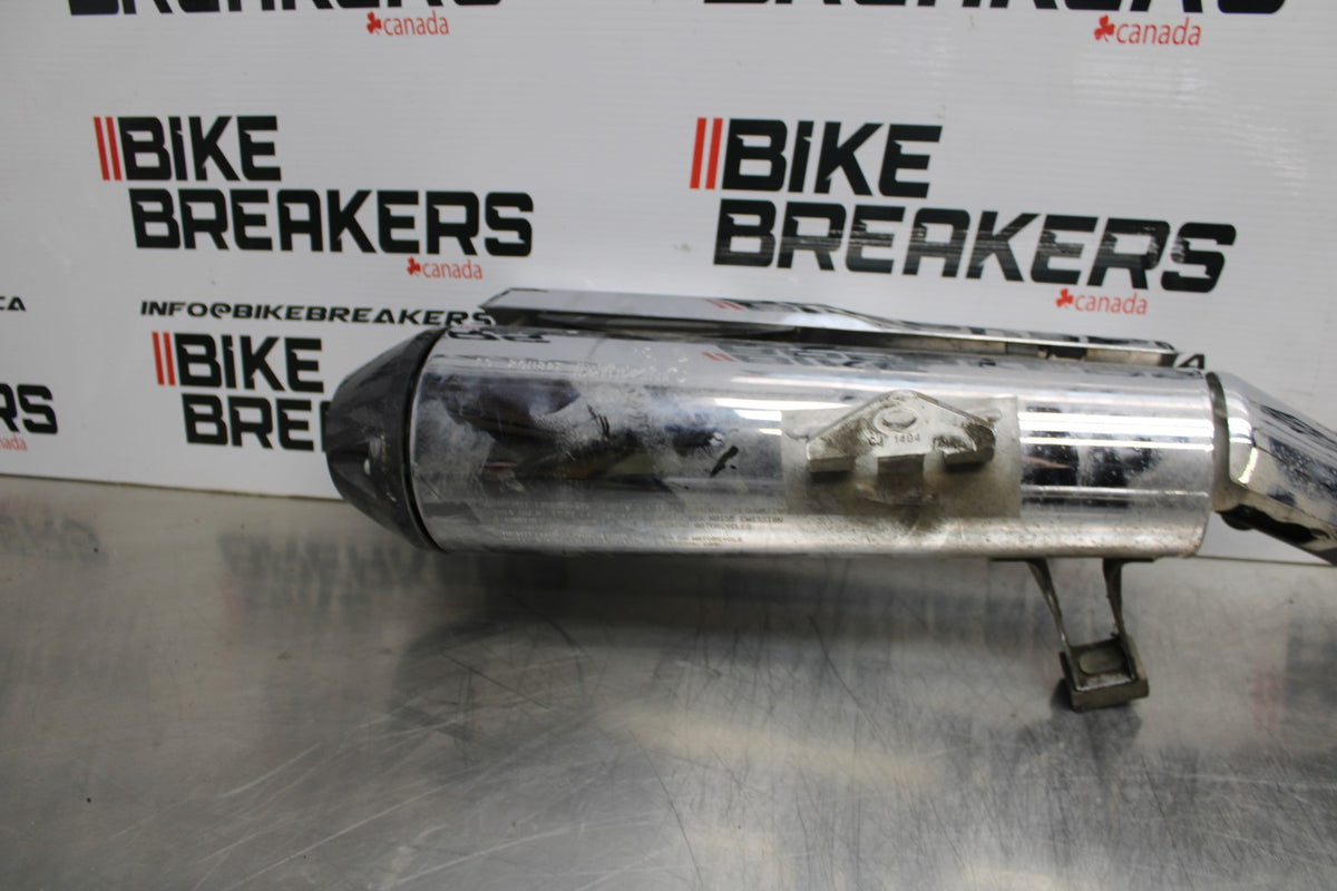 15 SUZUKI GW250F FULL EXHAUST SYSTEM HEADERS PIPE MUFFLER BB789