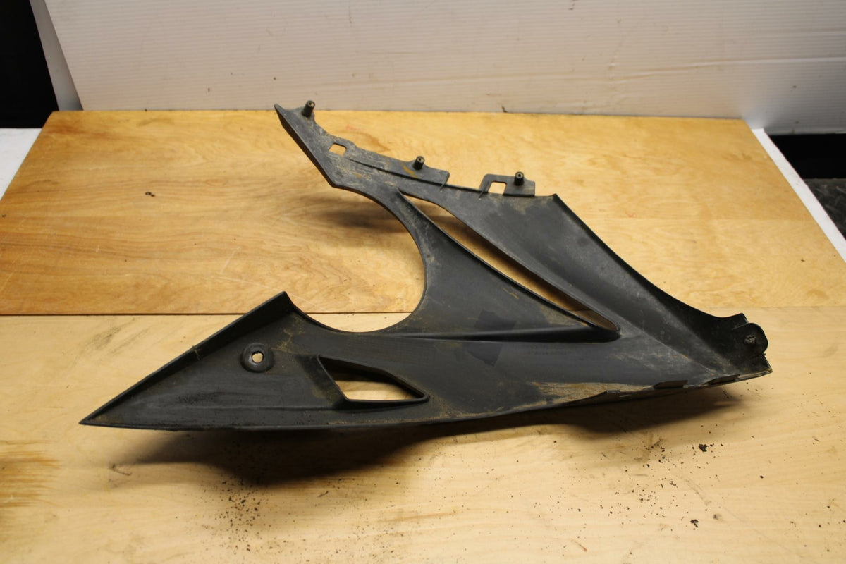 09-10 KAWASAKI ER-6N LEFT LOWER BOTTOM BELLY SIDE FAIRING COWL BB325