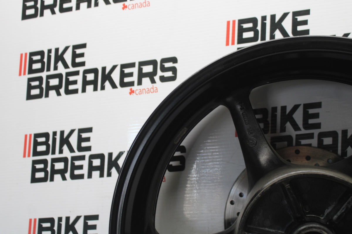 08-16 YAMAHA YZF R6 REAR WHEEL BACK RIM & ROTOR BB929