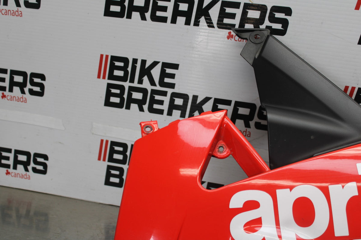 15 APRILIA RSV4 FACTORY APRC ABS LEFT LOWER BOTTOM BELLY SIDE FAIRING COWL BB901