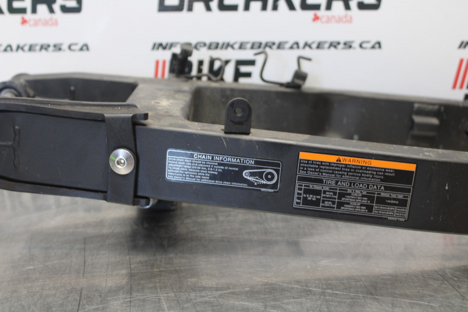 18-23 KAWASAKI NINJA 400 EX400 ABS REAR SWINGARM BACK SUSPENSION SWING ARM BB192