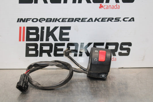 09-10 KAWASAKI ER-6N RIGHT CLIP ON HANDLE KILL OFF START SWITCH SWITCHES BB205