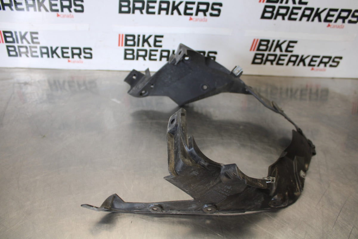 24 APRILIA TUONO V4 1100 FACTORY ABS LOWER UPPER INNER HEADLIGHT COWL BB887