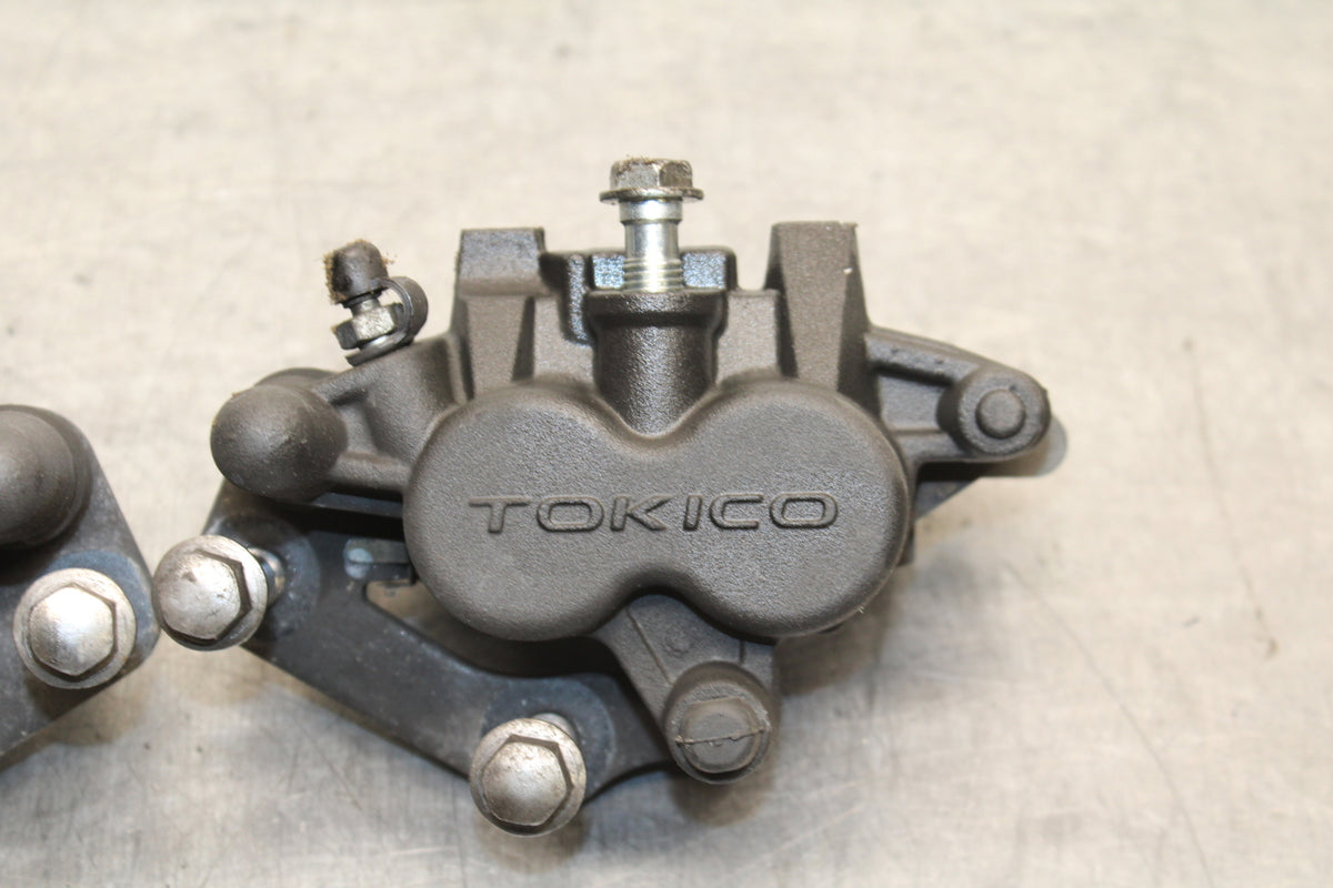 14-15 KAWASAKI NINJA 650 EX650F ABS RIGHT LEFT FRONT BRAKE CALIPER PAIR BB741 