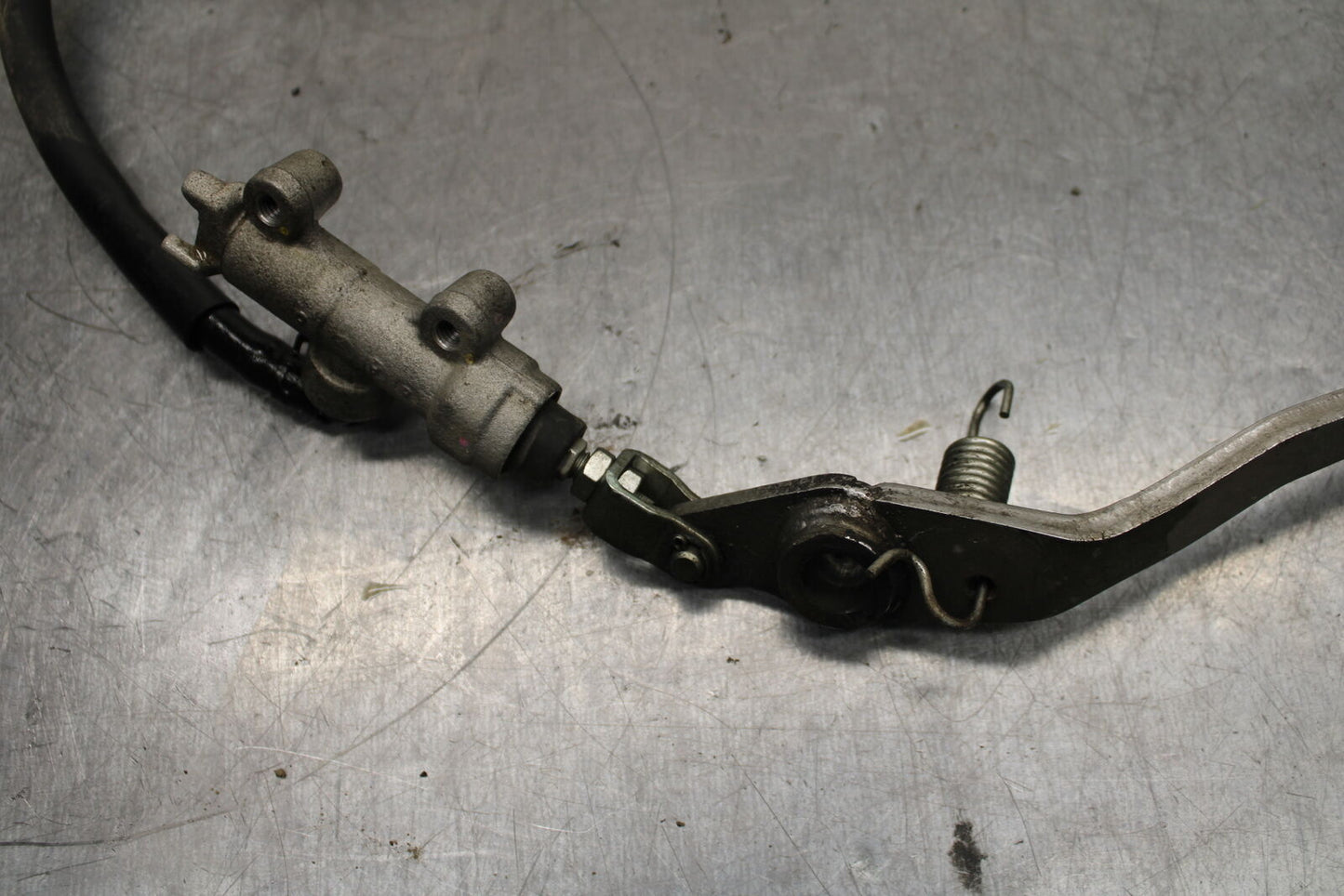 14-15 KAWASAKI NINJA 650 EX650F ABS REAR BRAKE MASTER CYLINDER W RESERVOIR BB741