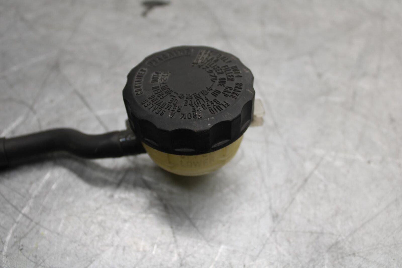 2009 Kawasaki Ninja ZX6R ZX600R REAR BRAKE MASTER CYLINDER W RESERVOIR BB548