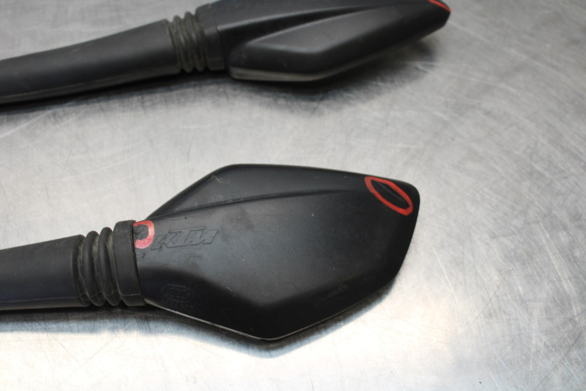 17-22 KTM 390 DUKE REAR VIEW MIRROR SET PAIR MIRRORS BB180