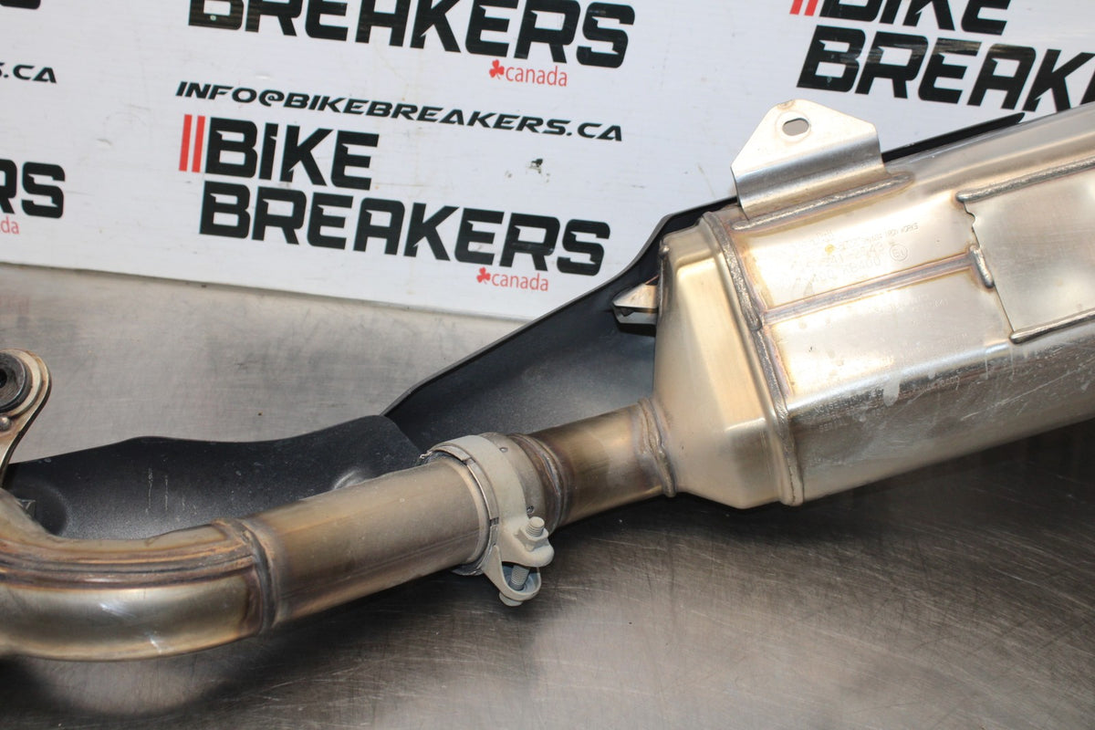 24-25 KAWASAKI NINJA ZX4R FULL EXHAUST SYSTEM HEADERS PIPE MUFFLER BB840