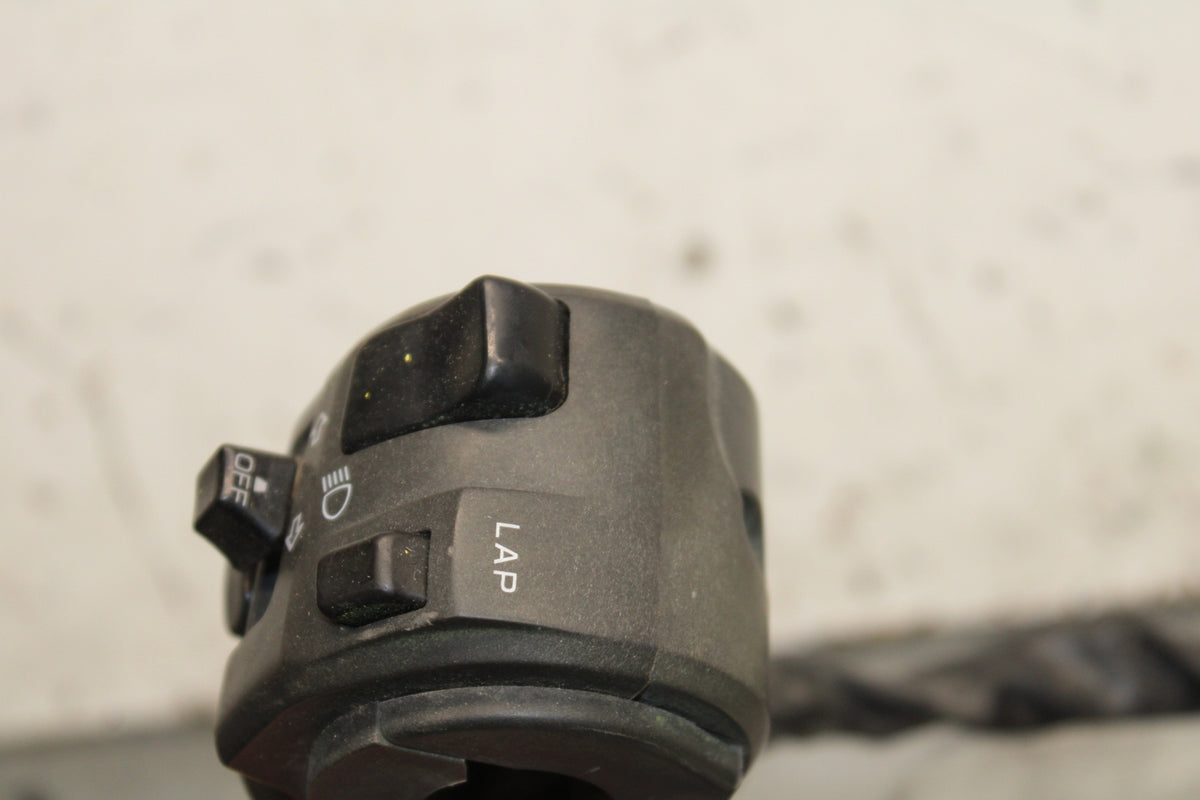 06-07 KAWASAKI NINJA ZX10R LEFT CLIP ON HORN SIGNALS SWITCH SWITCHES  BB115