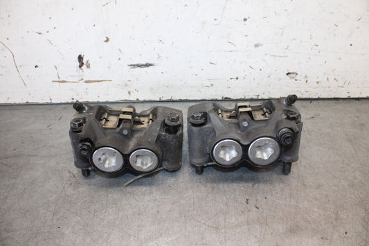 08-16 YAMAHA YZF R6 RIGHT LEFT FRONT BRAKE CALIPER SET PAIR CALIPERS BB665