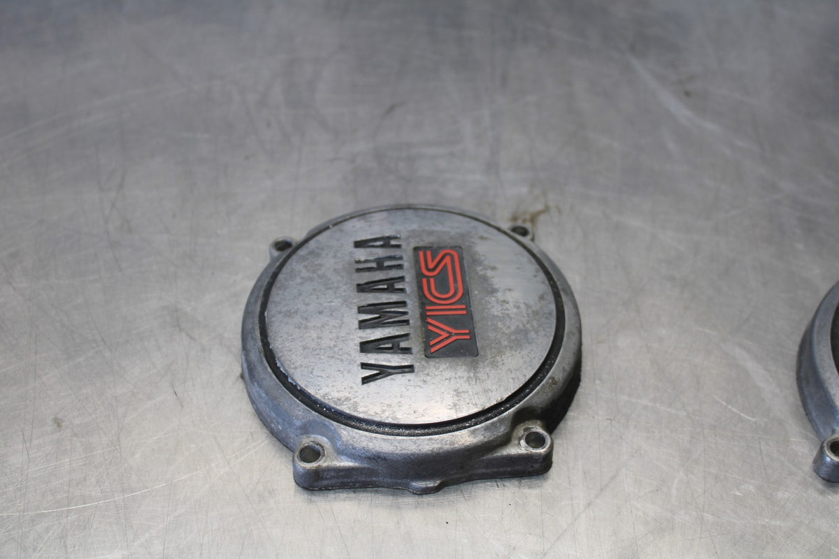 81 YAMAHA MAXIM 550 XJ550 RIGHT LEFT SIDE ENGINE MOTOR COVER BB866