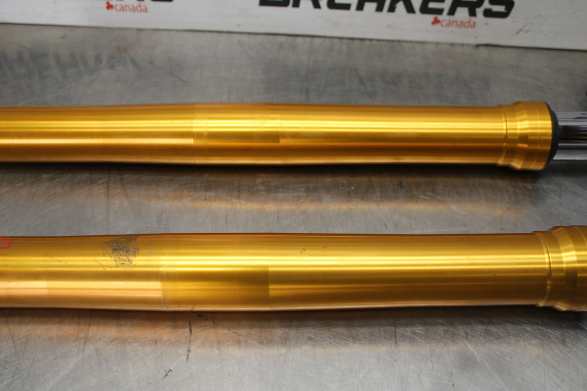 17 YAMAHA YZF R6 FRONT FORKS SHOCK SUSPENSION SET PAIR BB922