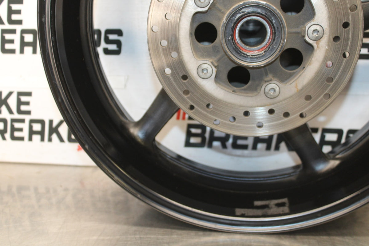 08-16 YAMAHA YZF R6 REAR WHEEL BACK RIM & ROTOR BB929