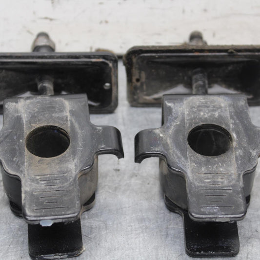2008 Honda CBF1000 SWINGARM CHAIN TENSIONER ADJUSTMENT BRACKET SET PAIR  BB641
