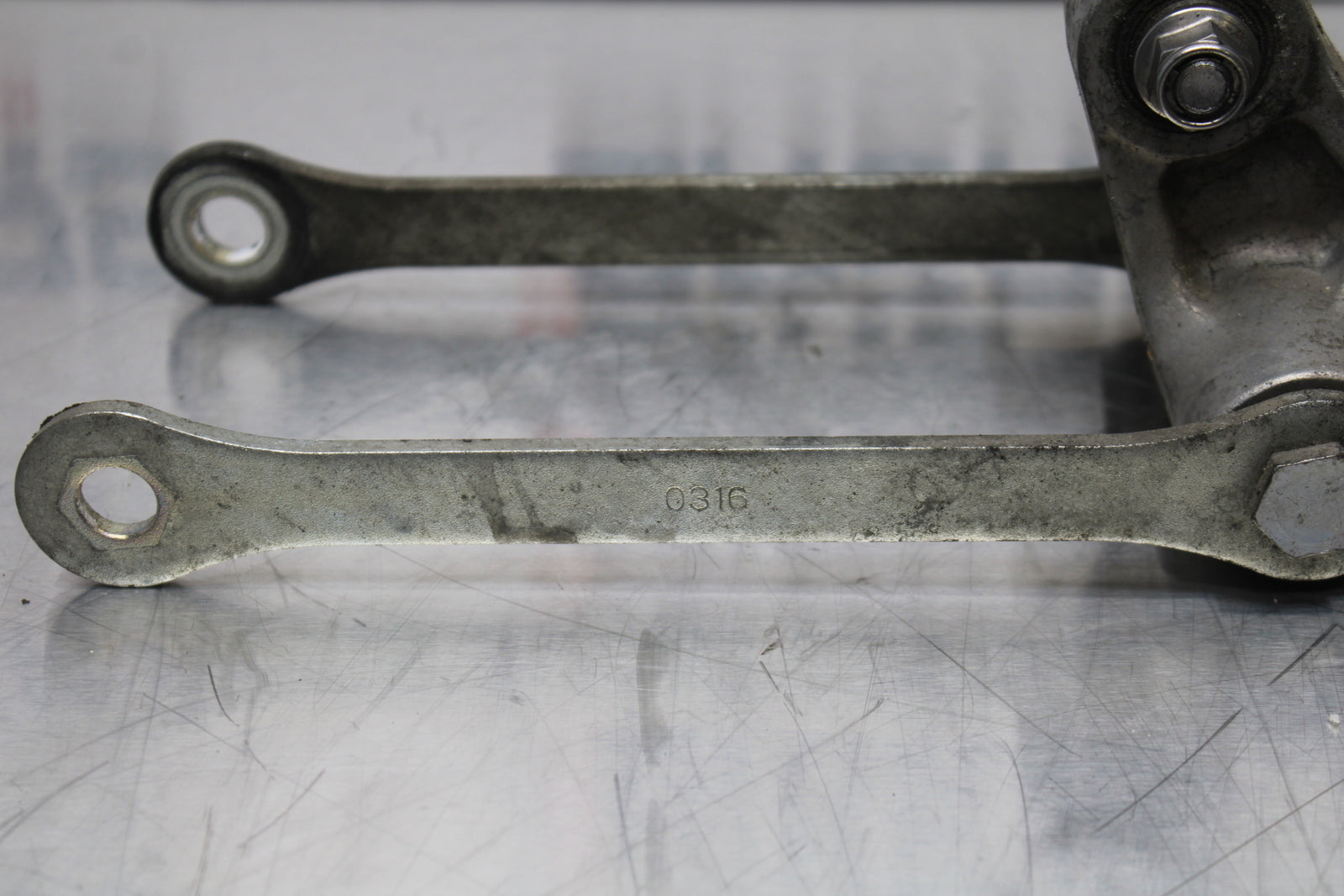 13-17 KAWASAKI NINJA ZX6R ZX636 ABS REAR DOGBONE SHOCK LINKAGE LINK BB143